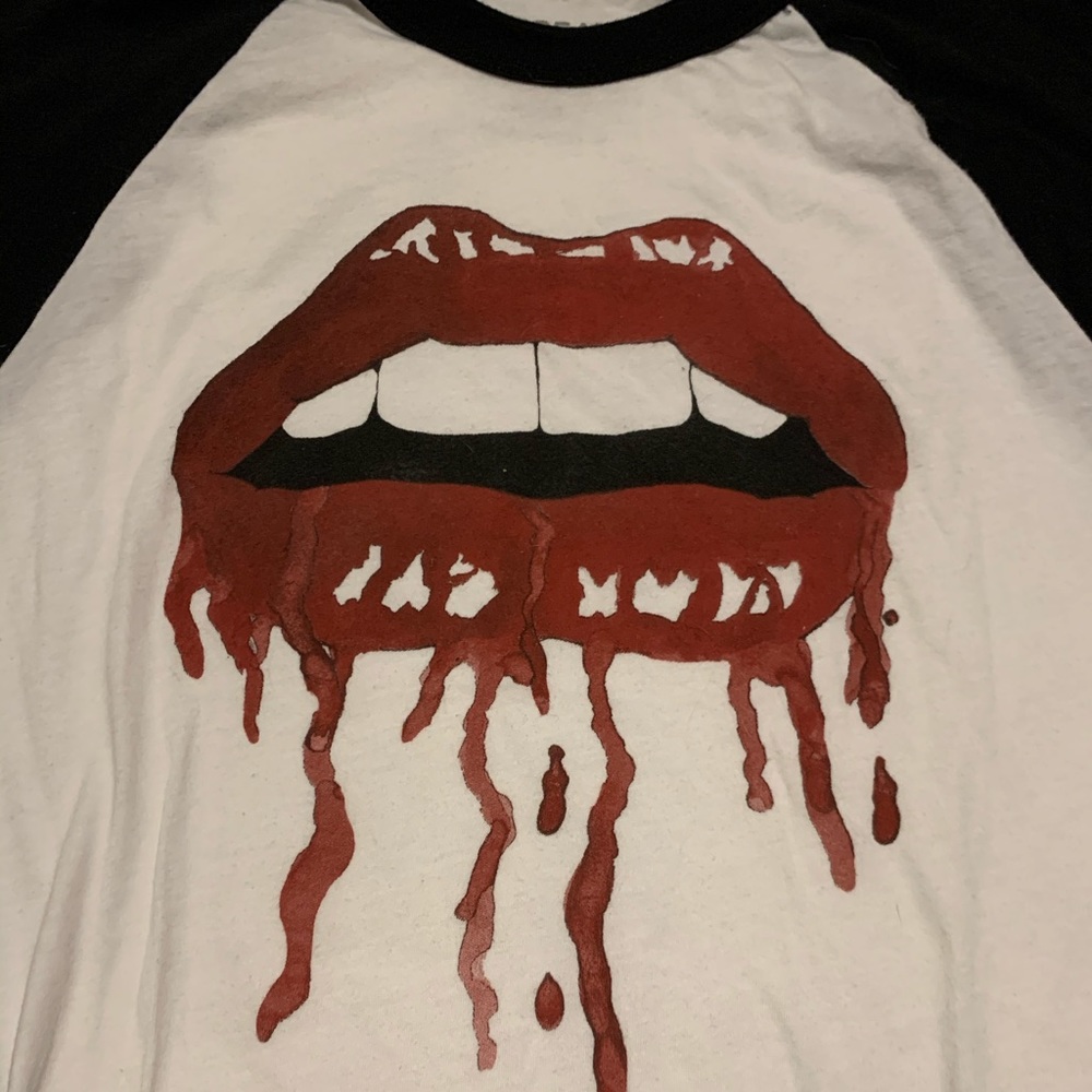 jaw breaking clothing half sleeve baseball tee